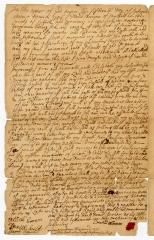 Probated will of David Brown, 1757