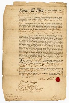 Probated will of John Ablin, 1757