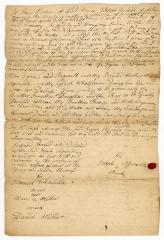 Probated will of Joseph Aspendle, 1758