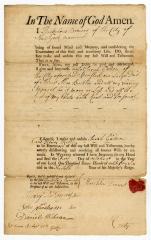 Probated will of Harcklas Grewer, 1757