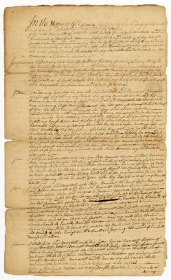 Probated will of James Bonnet, 1757