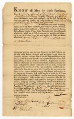 Probated will of Charles Burns, 1757