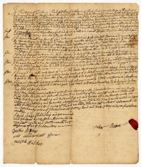 Probated will of John Bowne, 1757