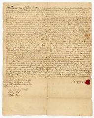 Probated will of John Cornell, 1757