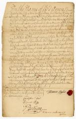 Probated will of Francis Basset, 1758
