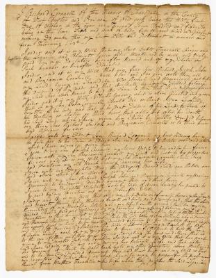 Probated will of Richard Cornell, 1757