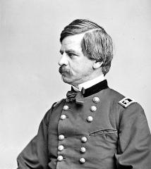 Civil War. Portrait of General Nathaniel P. Banks seated