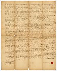 Probated will of Isaac Brush, 1758