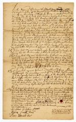 Probated will of Gabriel Dickson, 1758