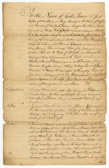 Probated will of Jacob Casson, 1758