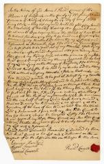 Probated will of Richard Cornell, 1758
