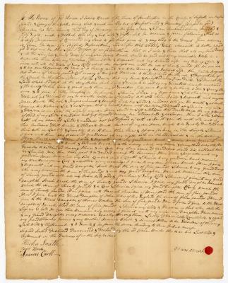 Probated will of Isaac Brush, 1758