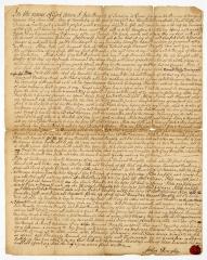 Probated will of John Doughty, 1758