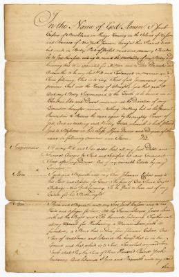 Probated will of Jacob Casson, 1758