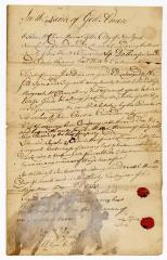 Probated will of John McClean, 1758