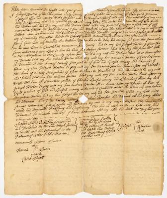 Probated will of Joseph Horton, 1758