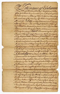 Probated will of Mary Killmaster, 1758