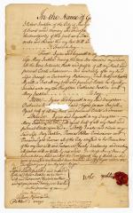 Probated will of Robert Jacklin, 1758