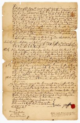 Probated will of John Griffen, 1758