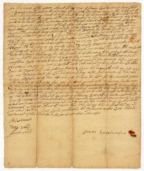 Probated will of Simon Lambersen, 1758