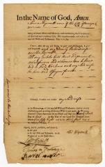 Probated will of Thomas Hepworth, 1758