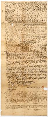 Probated will of Nathaniel Pearsall, 1758