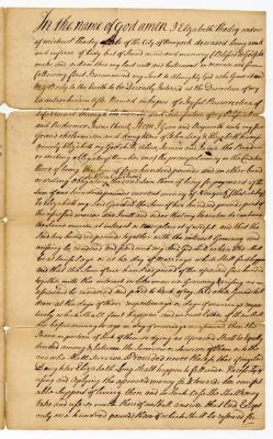 Probated will of Elizabeth Thodey, 1765