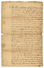 Probated will of Francis Thurman, 1758