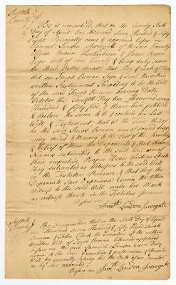 Probated will of Jacob Osman, 1758