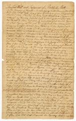 Probated will of Richbell Mott, 1758