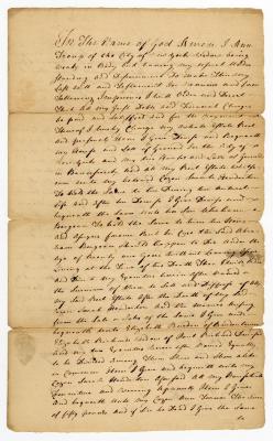 Probated will of Ann Troup, 1758