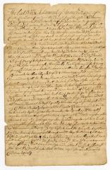 Probated will of Samuel Pearce, 1758