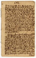 Probated will of David Rogers, 1758