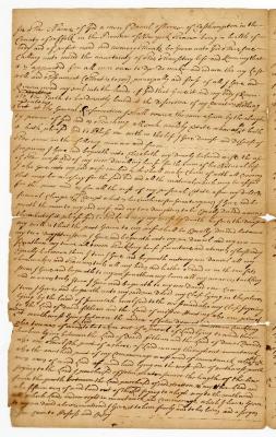 Probated will of Dan Osborn, 1758