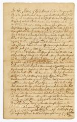 Probated will of John Burges, 1759