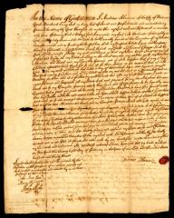 Probated will of Andrew Abramse, 1759
