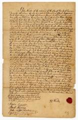 Probated will of John Winter, 1758