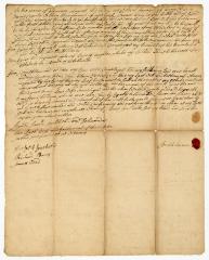 Probated will of Jacob Bourom, 1759