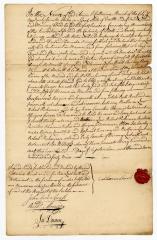 Probated will of Catharine Bosch, 1759