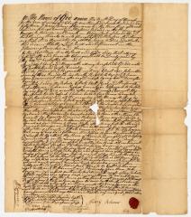 Probated will of Jurey Blaw, 1759