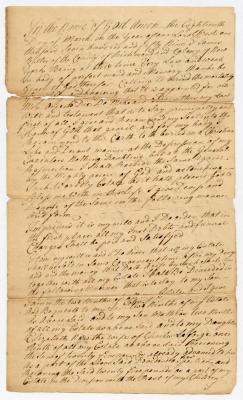 Probated will of James Butler, 1759