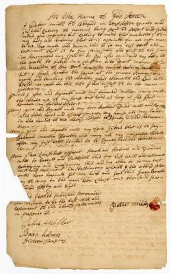 Probated will of Samuel Macown, 1759