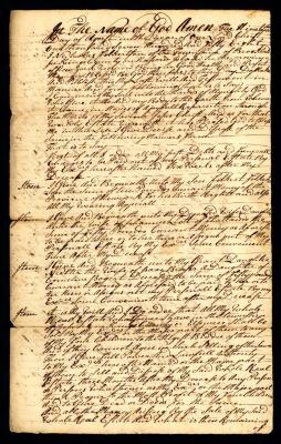 Probated will of Nicholas Folkertsen, 1759