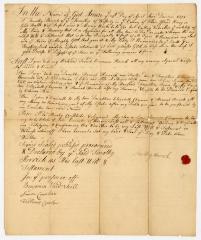 Probated will of Timothy Herick, 1759