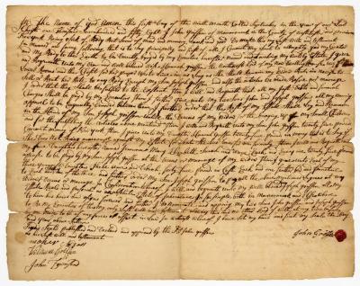 Probated will of John Griffin, 1759