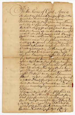 Probated will of Anna Pritchard, 1759