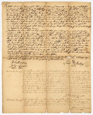 Probated will of Lewis Mondrong, 1759