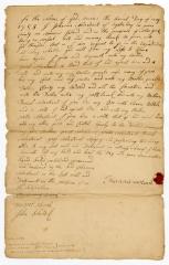 Probated will of Johannes Norstrant, 1759