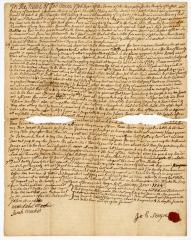 Probated will of Job Sayre, 1759