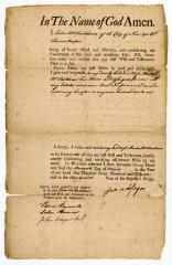 Probated will of John Mcfagan, 1759